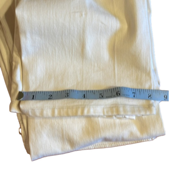 Mavi white stretch sz 33/34 mid rise Molly straight leg pants - Picture 13 of 13
